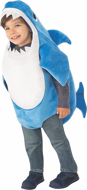 Kid's Daddy Shark Costume with Sound Chip by HalloweenStore.com