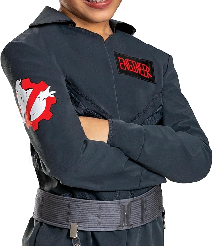 Ghostbusters Engineer Costume, Official Ghostbusters Frozen Empire Kids by HalloweenStore.com