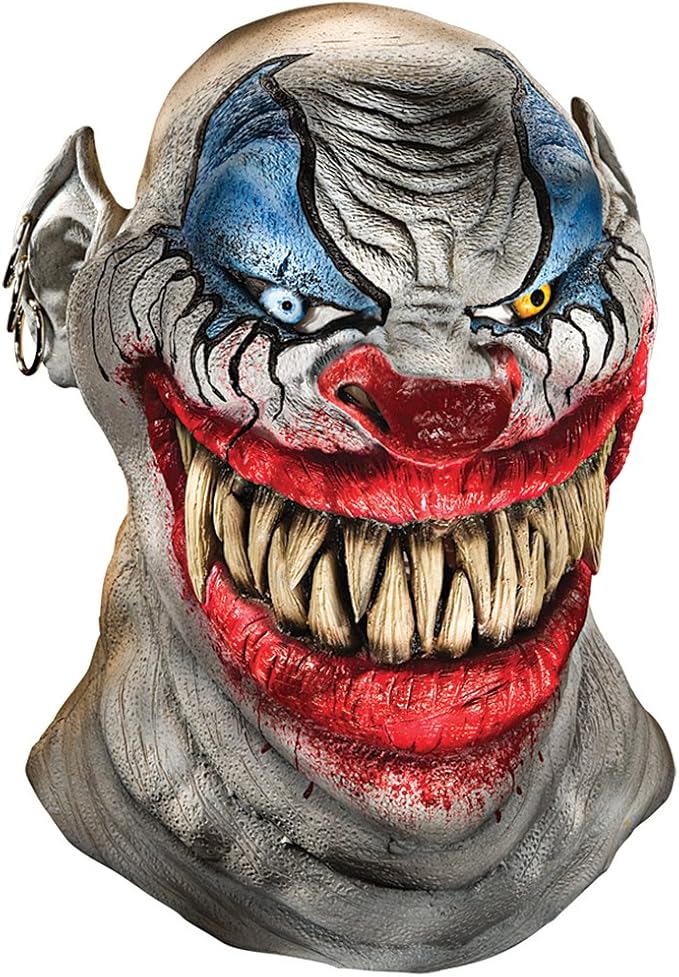 Deluxe Chopper The Clown Foam Latex Mask by HalloweenStore.com