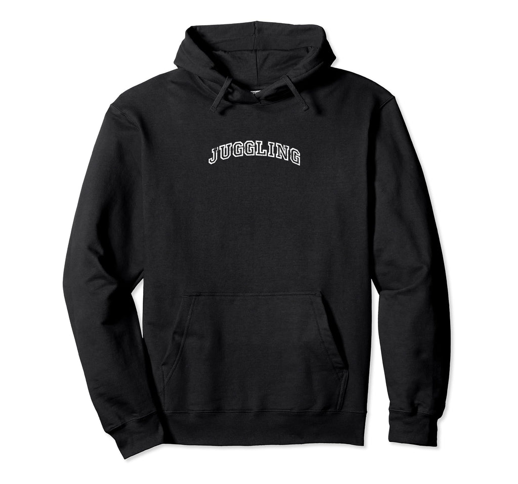 Juggling Minimalist Inspired Varsity Hoodie - Custom Art Print Men Women