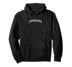 Juggling Minimalist Inspired Varsity Hoodie - Custom Art Print Men Women