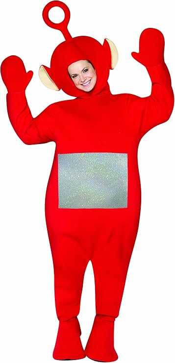 Teletubbies Po Adult Costume Red by HalloweenStore.com