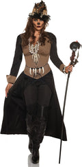 Voodoo Queen Priestess Witch Doctor Skull Priest Women's Costume by HalloweenStore.com