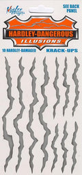 Hardley-Dangerous Illusions 10 Hardley-Damaged Krack-Ups Stickers by HalloweenStore.com