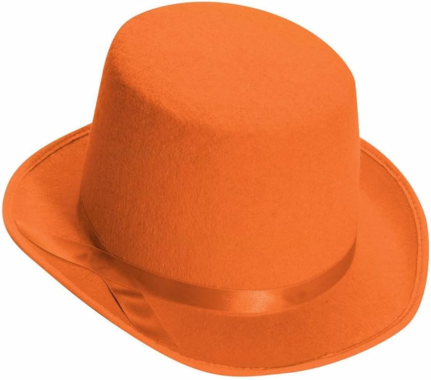 Deluxe Orange Top Hat Dumb and Dumber Adult Costume Hat by HalloweenStore.com