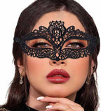 Masquerade Lace Mask Women Black Lace Masks Costume Party Proms Face Mask Halloween Eye Mask by SHOMICOBOUTIQUE