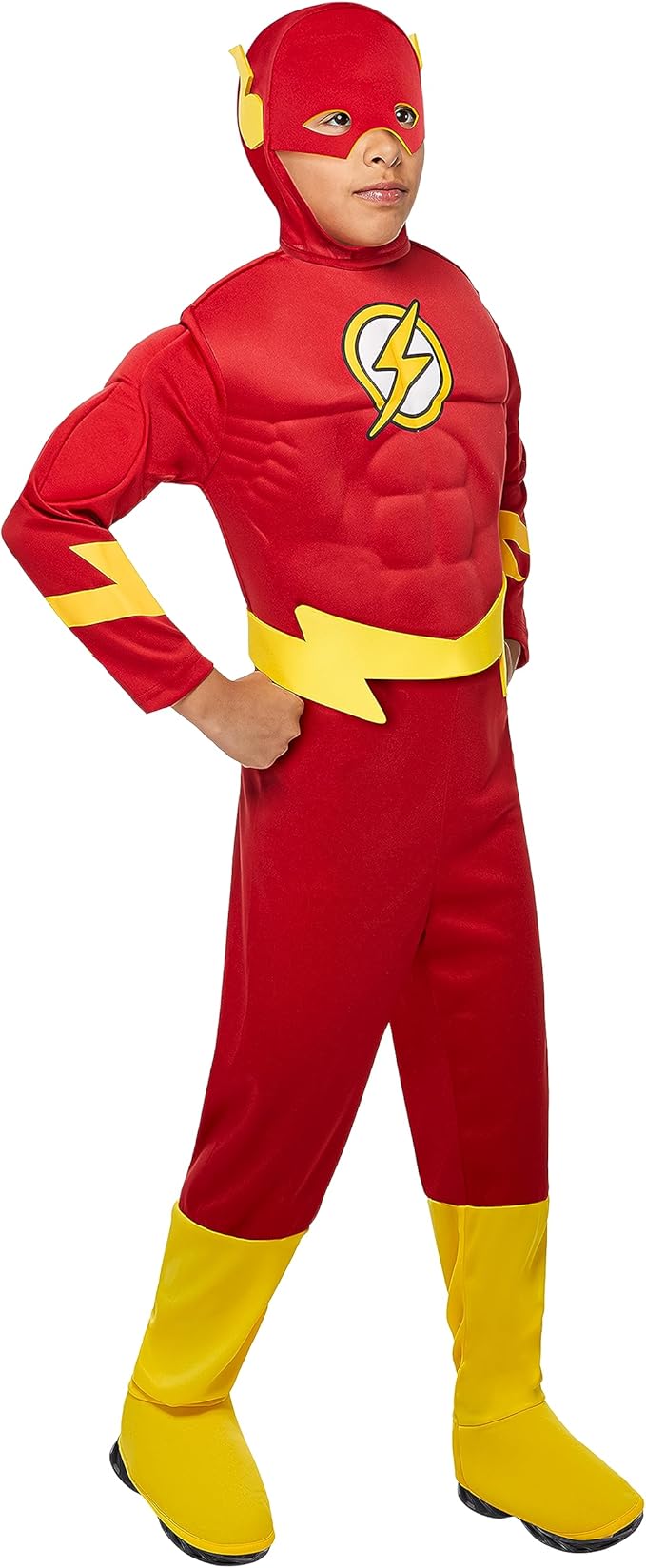 The Flash DC Comics Deluxe Muscle Chest The Flash Child's Costume by HalloweenStore.com