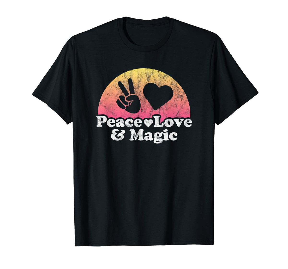 Peace Love And Magic T-Shirt - Streetwear Style for Adults