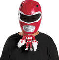 Red Mighty Morphin Power Rangers Mega Child Mask With Moving Parts by HalloweenStore.com