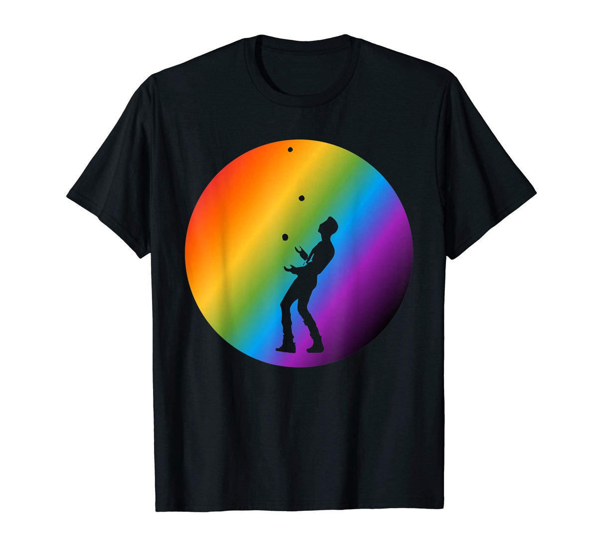 Juggle Rainbow Juggler T-Shirt - Streetwear Style for Adults
