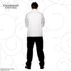 Adult Straight Jacket Psychotic Mental Asylum Patient White Costume by HalloweenStore.com
