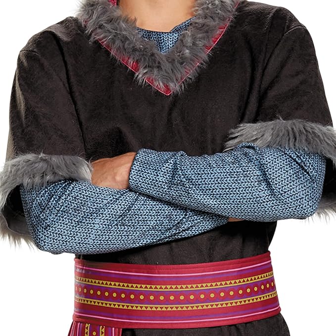 Kristoff Costume for Adults, Disney Frozen Men's Tunic with Hat, Belt and Pants and Boot Covers by HalloweenStore.com