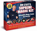 Jim Stott Magic Supreme Magic Kit for Kids – 250  Easy Magic Tricks | Beginner Magic Set with Cards, Coins &amp; Mind Reading | Fun Gift for Boys, Girls, Teens &amp; Adults