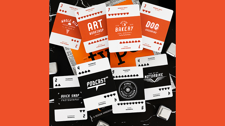 Graphic Design CheatSheet V3 Playing Cards by Murphy's Magic Supplies, Inc.
