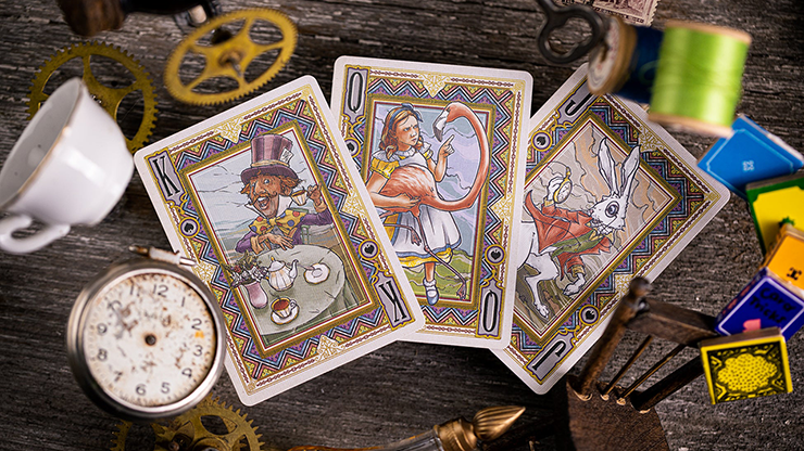 Alice in Wonderland Playing Cards by Kings Wild by Murphy's Magic Supplies, Inc.