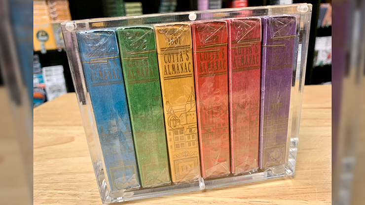 Gilded Cotta 6 Deck Set (w/ Case & Matching Tuck Seal Numbers) Playing Cards by Murphy's Magic Supplies, Inc.