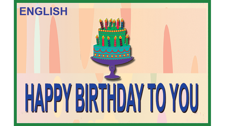 HAPPY BIRTHDAY TORN AND RESTORED (English) 25 PK. by Uday's Magic World - TRICK by Murphy's Magic Supplies, Inc.