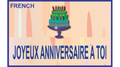 HAPPY BIRTHDAY TORN AND RESTORED (French) 25 PK. by Uday's Magic World - TRICK by Murphy's Magic Supplies, Inc.