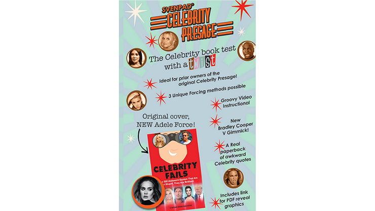 SvenPad® Celebrity Presage B Roll (Adele) - Trick by Murphy's Magic Supplies, Inc.