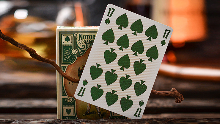 Notorious Gambling Frog (Green) Playing Cards by Stockholm17 by Murphy's Magic Supplies, Inc.