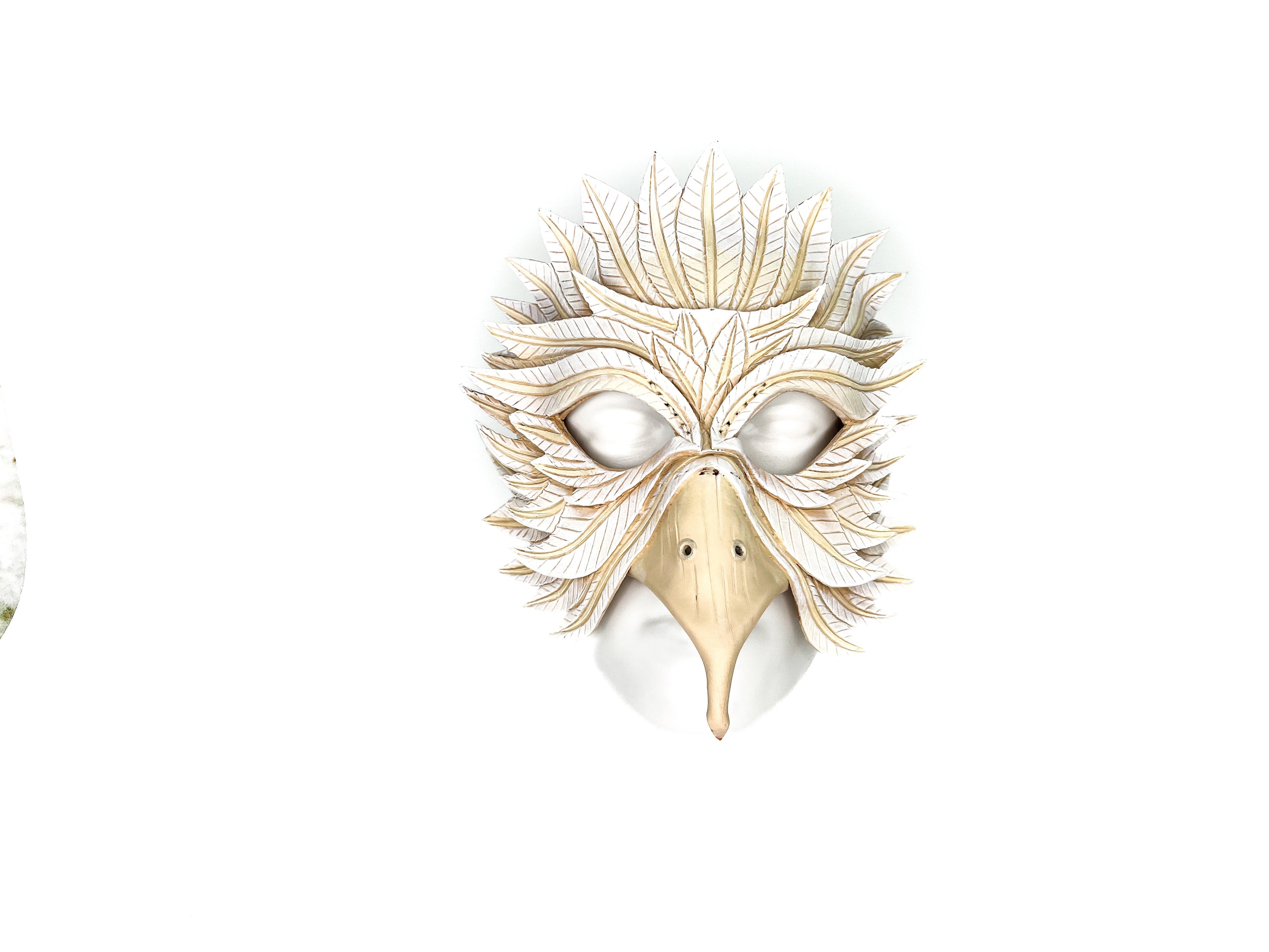 Dove Handmade Genuine Leather Mask by Rockwell Masks