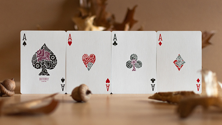 Butterfly Seasons Marked Playing Cards (Fall) by Ondrej Psenicka by Murphy's Magic Supplies, Inc.