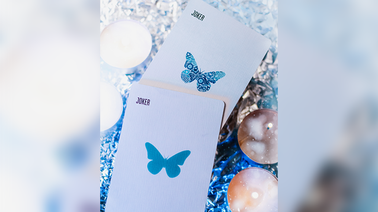 Butterfly Seasons Marked Playing Cards (Winter) by Ondrej Psenicka by Murphy's Magic Supplies, Inc.