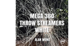 MEGA 360 Throw Streamers WHITE by Alan Wong - Trick by Murphy's Magic Supplies, Inc.