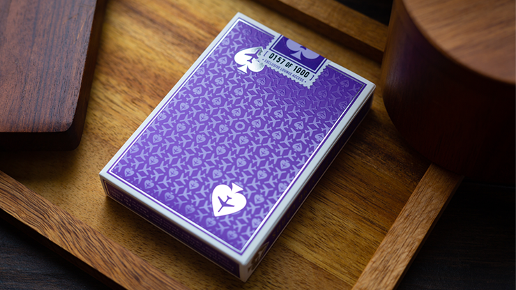 Limited Edition Lounge in Passenger Purple by Jetsetter Playing Cards by Murphy's Magic Supplies, Inc.