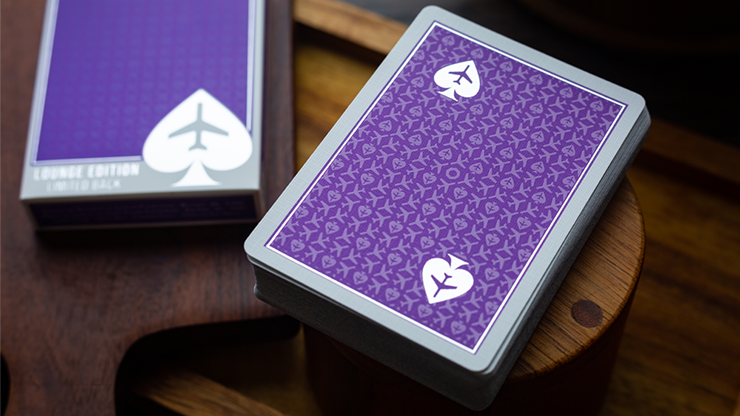 Limited Edition Lounge in Passenger Purple by Jetsetter Playing Cards by Murphy's Magic Supplies, Inc.