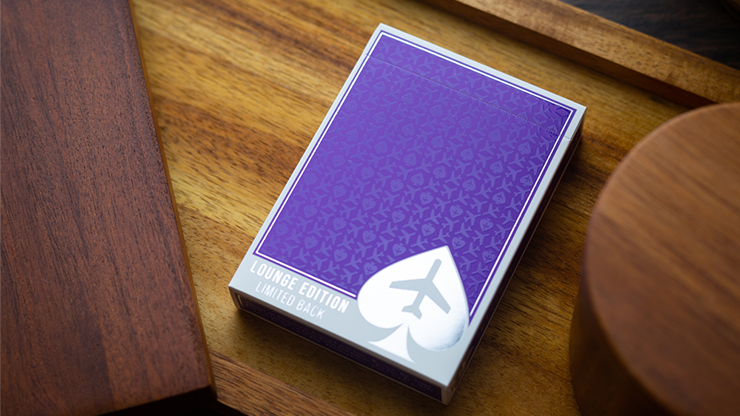 Limited Edition Lounge in Passenger Purple by Jetsetter Playing Cards by Murphy's Magic Supplies, Inc.