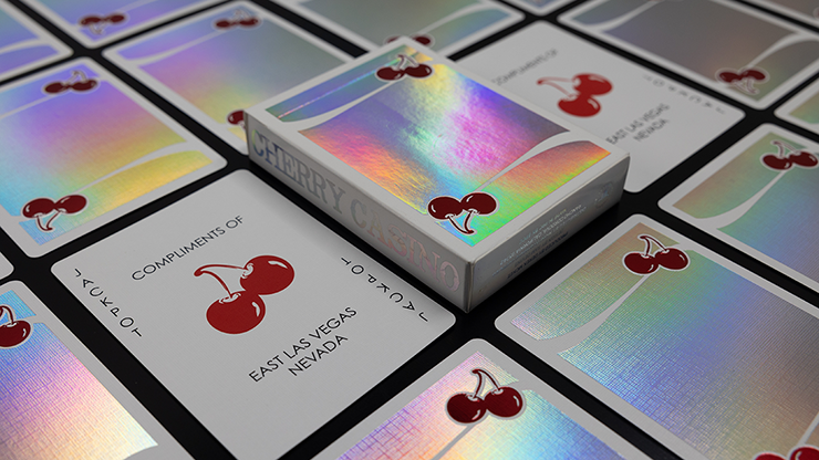 Cherry Casino Sands Mirage (Holographic) Playing Cards by Murphy's Magic Supplies, Inc.
