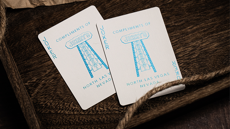 Jerry's Nugget (Icey Blue) Marked Monotone Playing Cards by Murphy's Magic Supplies, Inc.