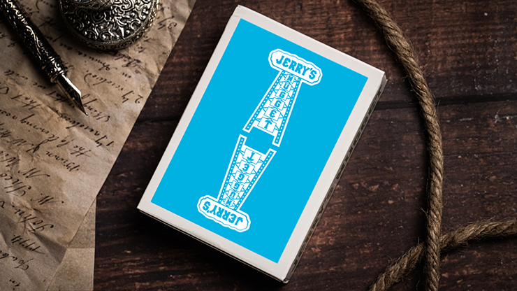 Jerry's Nugget (Icey Blue) Marked Monotone Playing Cards by Murphy's Magic Supplies, Inc.