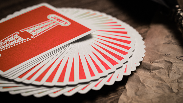 Jerry's Nugget (Atomic Red) Marked Monotone Playing Cards by Murphy's Magic Supplies, Inc.