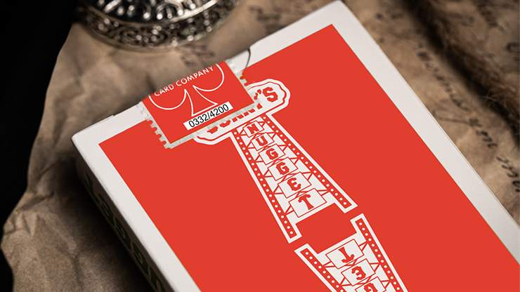 Jerry's Nugget (Atomic Red) Marked Monotone Playing Cards by Murphy's Magic Supplies, Inc.