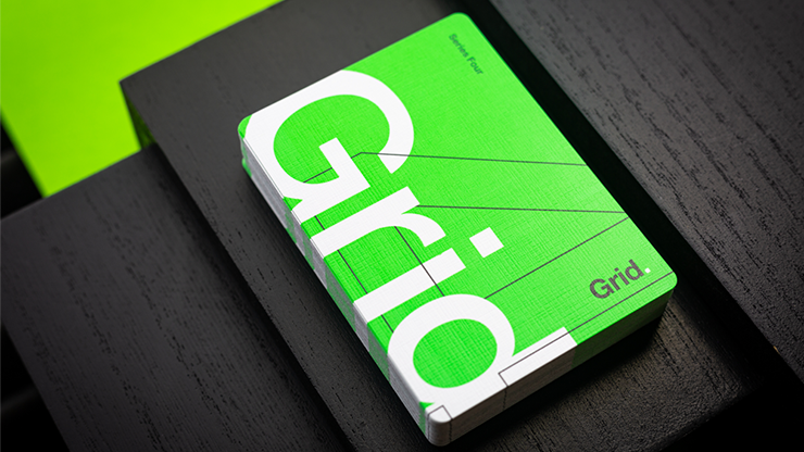 Grid Series Four- Typographic Playing Cards by Murphy's Magic Supplies, Inc.