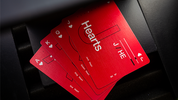 Grid Series Four- Typographic Playing Cards by Murphy's Magic Supplies, Inc.
