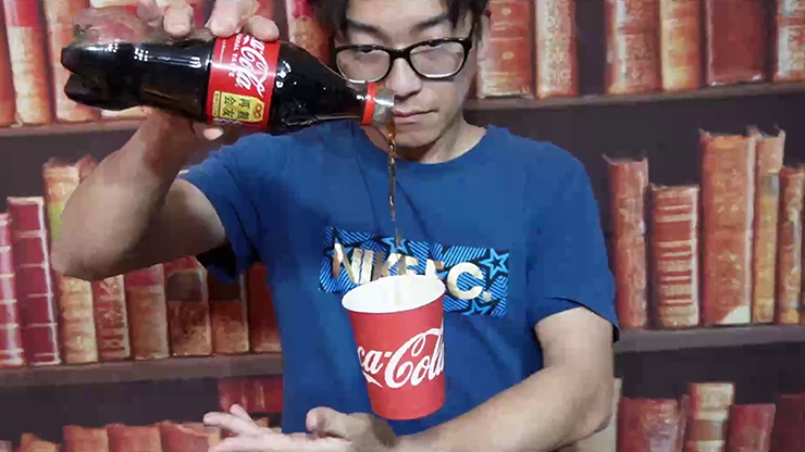 Perfect Airborne Glass & Acrylic cup (Coke) by Tejinaya Magic by Murphy's Magic Supplies, Inc.