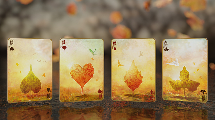 Entwined Vol.2 Fall Gold Playing Cards by Murphy's Magic Supplies, Inc.