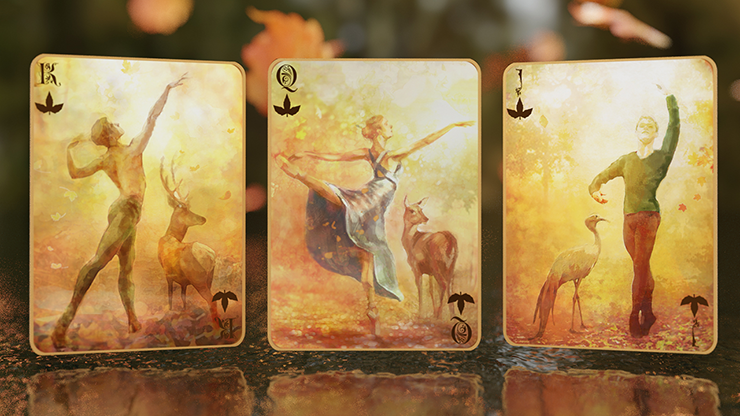 Entwined Vol.2 Fall Gold Playing Cards by Murphy's Magic Supplies, Inc.