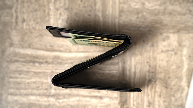 FPS Zeta Wallet Black (Gimmicks and Online Instructions) by Magic Firm - Trick by Murphy's Magic Supplies, Inc.