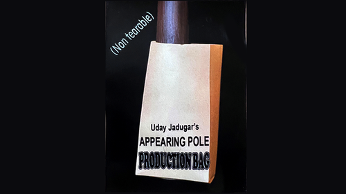 APPEARING POLE BAG BROWN (Gimmicked / No Tear) by Uday Jadugar - Trick by Murphy's Magic Supplies, Inc.