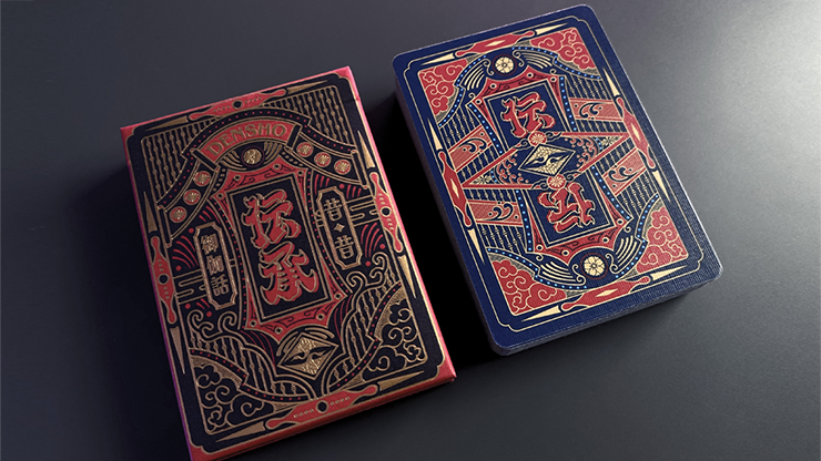 Densho (Blue) Playing Cards by Murphy's Magic Supplies, Inc.