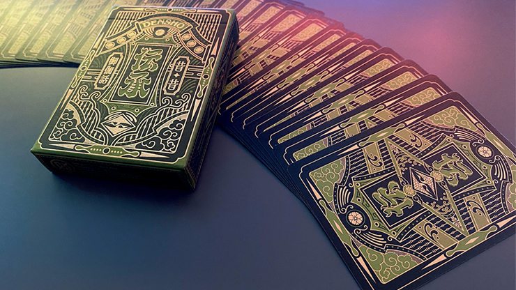 Densho (Green) Playing Cards by Murphy's Magic Supplies, Inc.