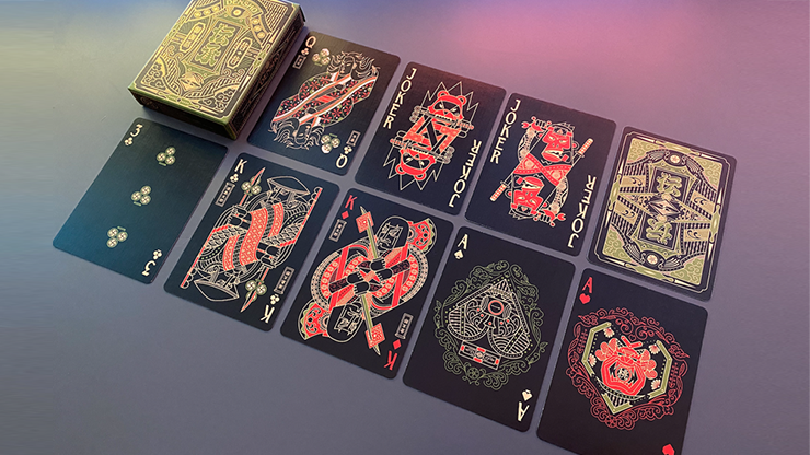 Densho (Green) Playing Cards by Murphy's Magic Supplies, Inc.