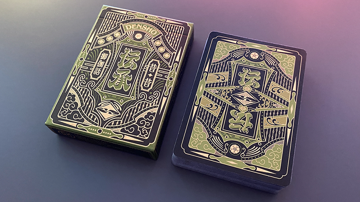 Densho (Green) Playing Cards by Murphy's Magic Supplies, Inc.
