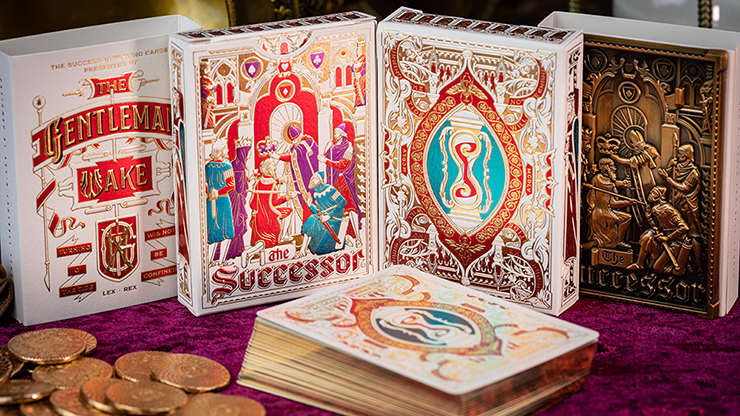 The Successor Monarch White Limited Edition Playing Cards by Murphy's Magic Supplies, Inc.