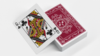 Black Roses Edelrot Playing Cards (Fully Marked) by Murphy's Magic Supplies, Inc.