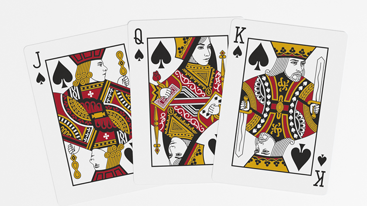 Black Roses Edelrot Playing Cards (Fully Marked) by Murphy's Magic Supplies, Inc.